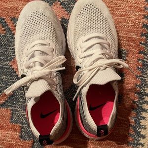 Nike Epic React. 8.5. Worn once inside.